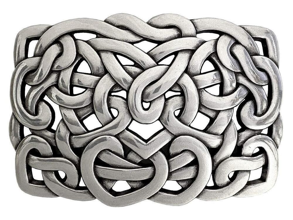 6428 Connecting Hearts Replacement Hook Back Belt Buckle